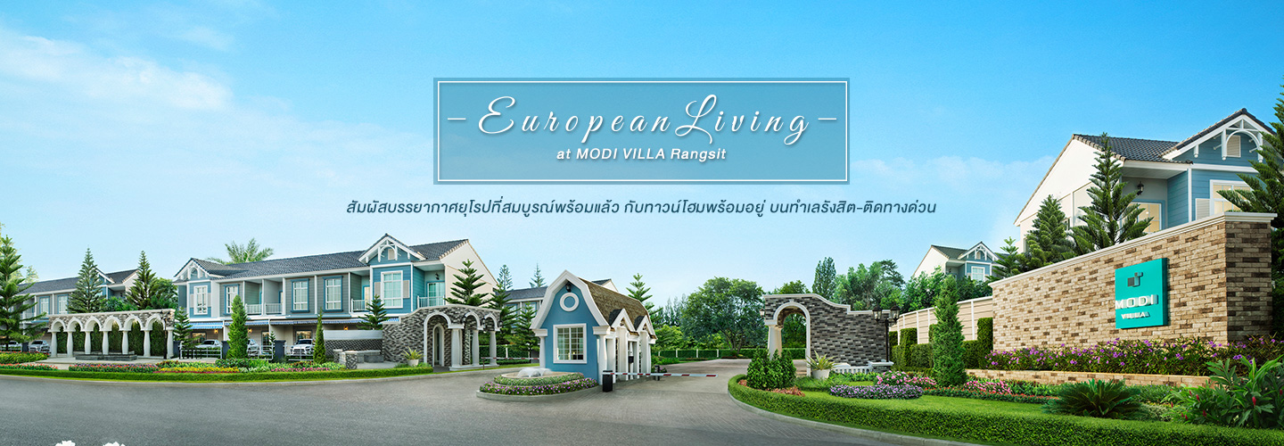 European Living at Modi Villa Rangsit