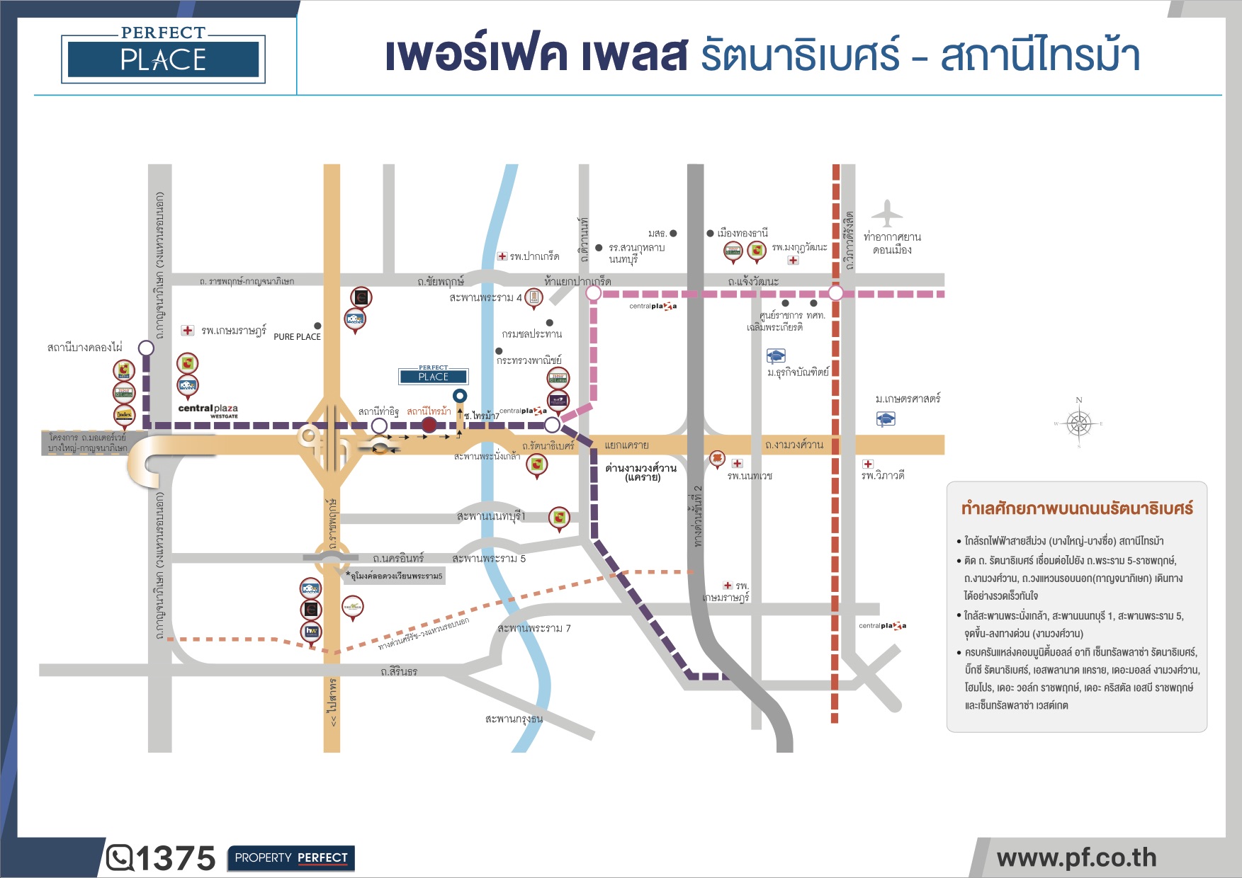 รัตนาธิเบศร์ - สถานีไทรม้า